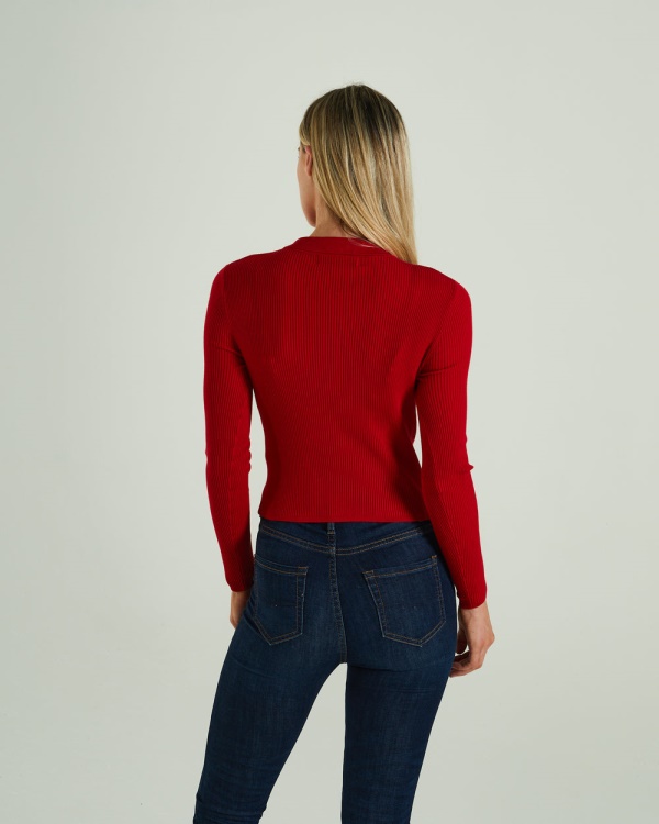 Red Roslyn Knit Tango Red Diesel