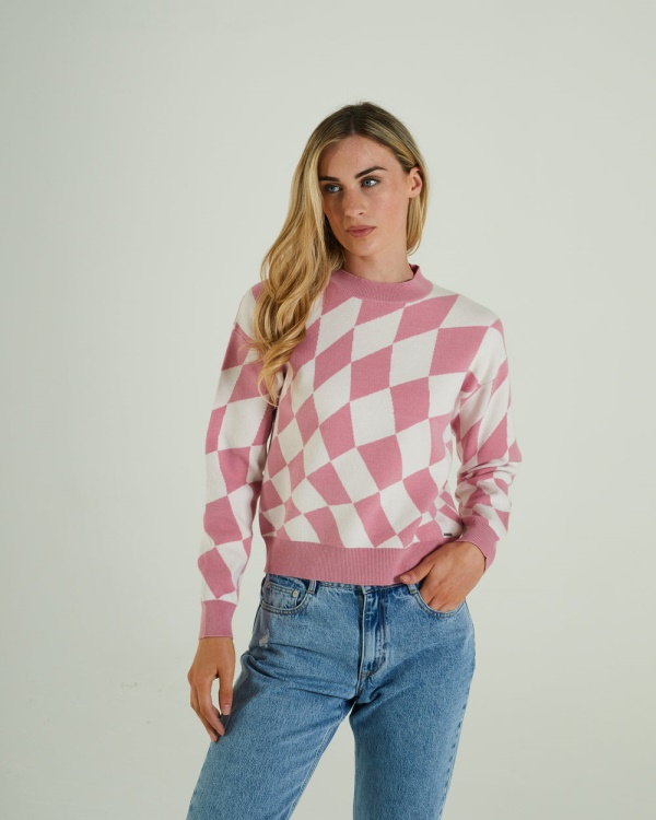 Salma Knit Polignac Pink Diesel