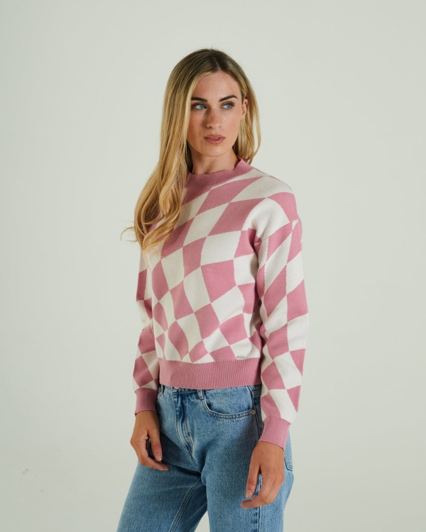 Salma Knit Polignac Pink Diesel