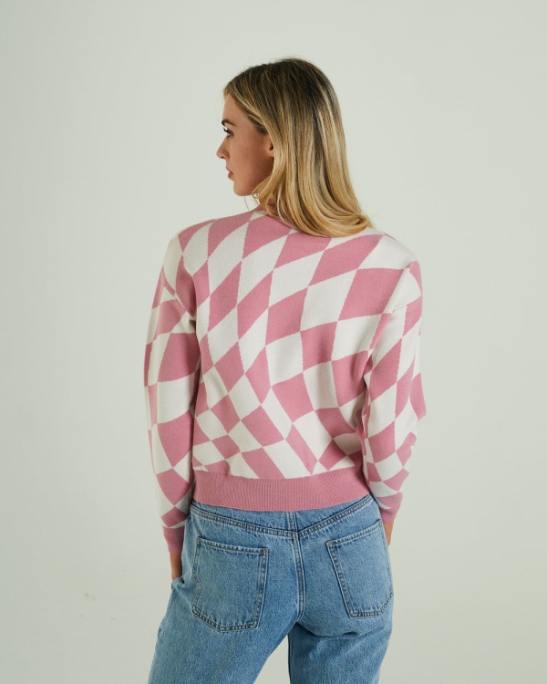 Salma Knit Polignac Pink Diesel