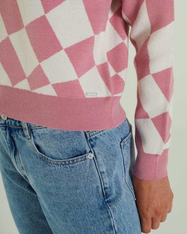 Salma Knit Polignac Pink Diesel