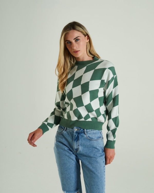 Green Diesel Salma Knit Green Ivy