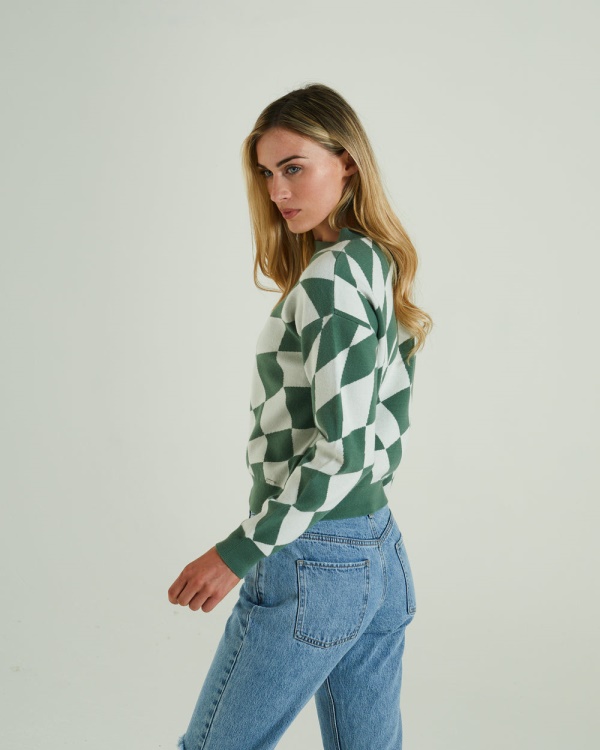 Green Diesel Salma Knit Green Ivy