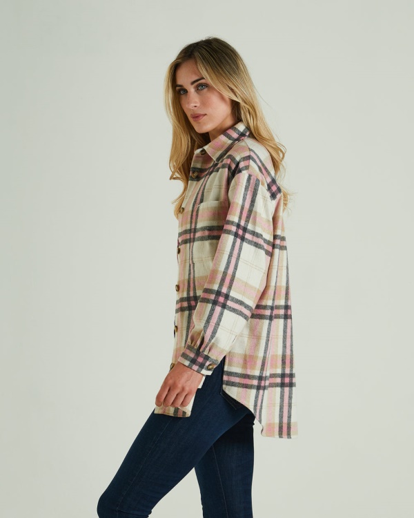 Sue Shirt Polignac Pink Check Diesel