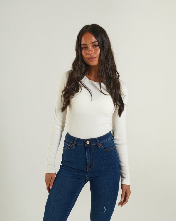 Ivory Diesel Lorelei Bodysuit Cream