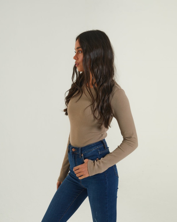 Lorelei Bodysuit Mink Diesel Beige