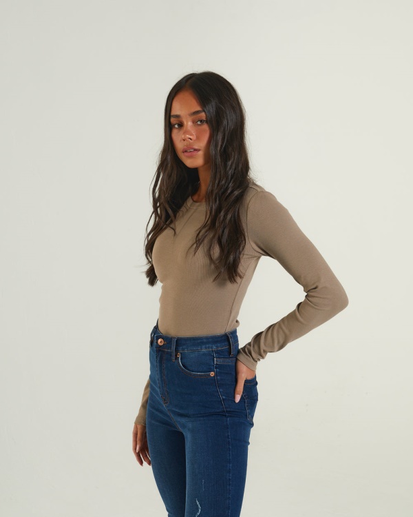 Lorelei Bodysuit Mink Diesel Beige