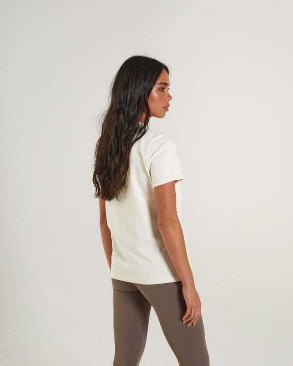 White Diesel Livia Tee Vanilla Ivory
