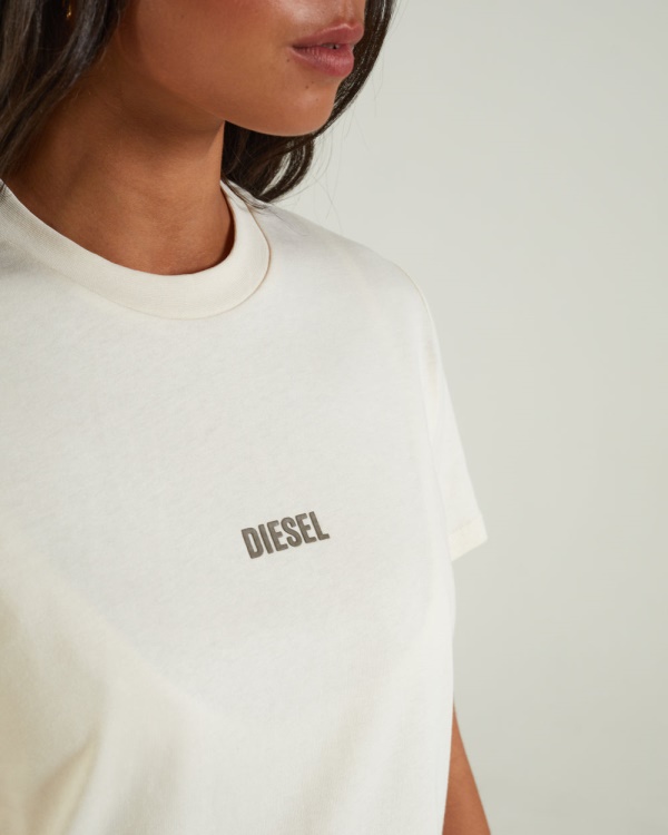 White Diesel Livia Tee Vanilla Ivory