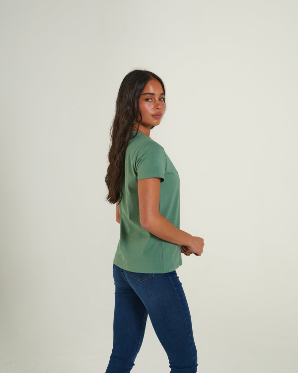 Green Mamie T-Shirt Green Ivy Diesel