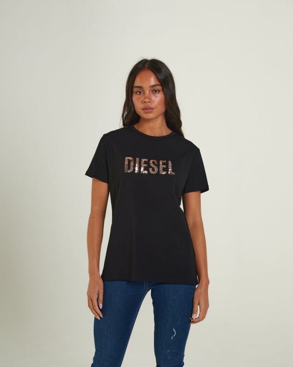Diesel Mamie T-Shirt Black