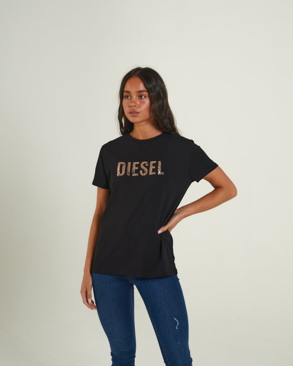 Diesel Mamie T-Shirt Black