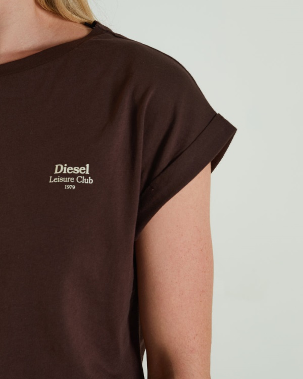 Maya T-Shirt Deep Coco Diesel Brown