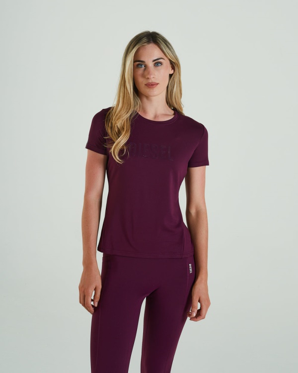 Diesel Lift T-Shirt Grape Purple