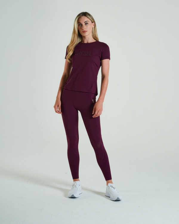 Diesel Lift T-Shirt Grape Purple