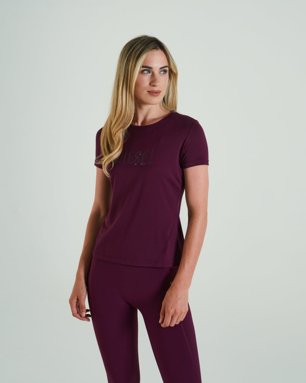 Diesel Lift T-Shirt Grape Purple