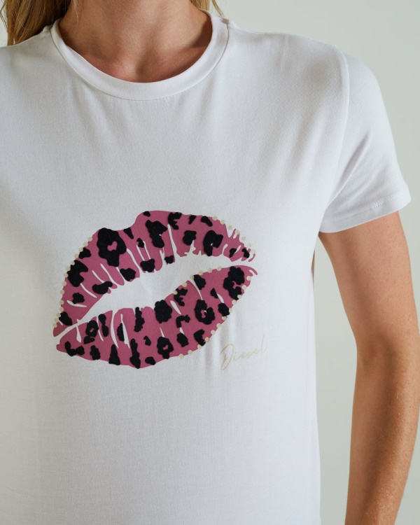 Diesel Lilith T-Shirt Optic White
