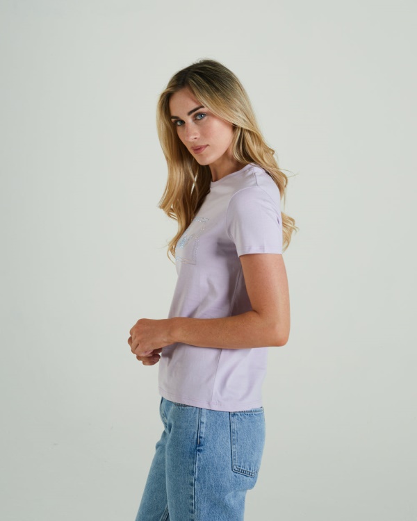 Hattie T-Shirt Lilac Dream Diesel Purple