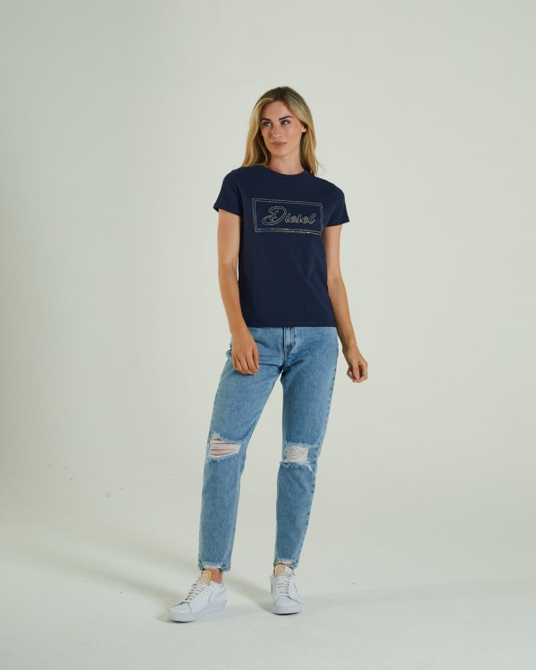 Hattie T-Shirt Blue Navy Diesel