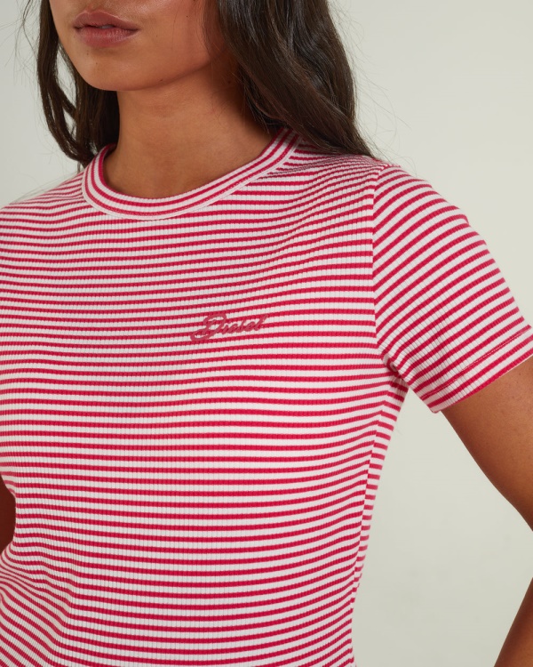 Diesel Emmeline T-Shirt Flirty Fuchsia Pink