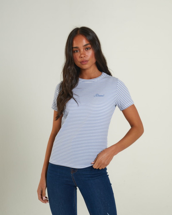 Emmeline T-Shirt Dusky Blue Diesel