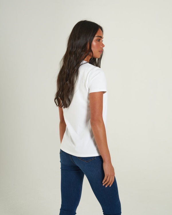Delilah T-Shirt Optic Diesel White