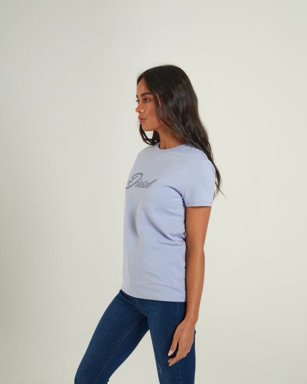 Diesel Delilah T-Shirt Dusky Blue