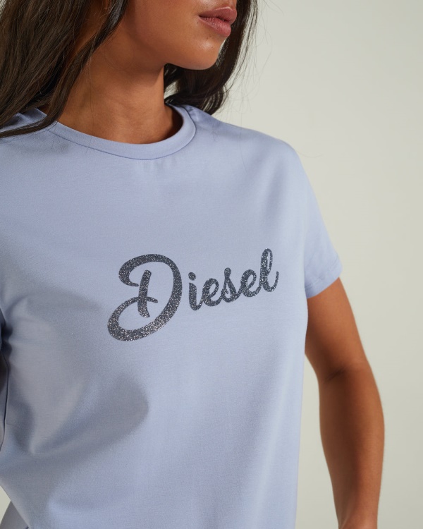 Diesel Delilah T-Shirt Dusky Blue