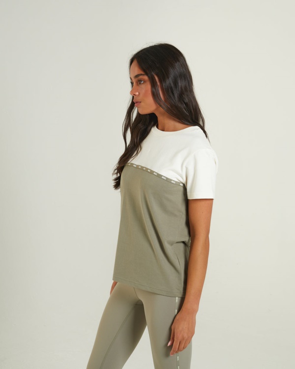 Sandy T-Shirt Dusty Sage Diesel Green