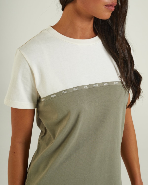 Sandy T-Shirt Dusty Sage Diesel Green