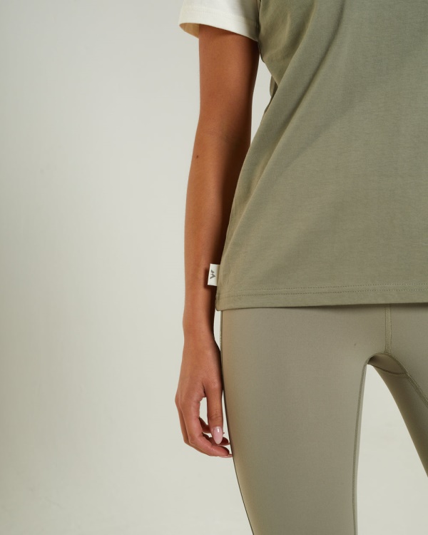 Sandy T-Shirt Dusty Sage Diesel Green