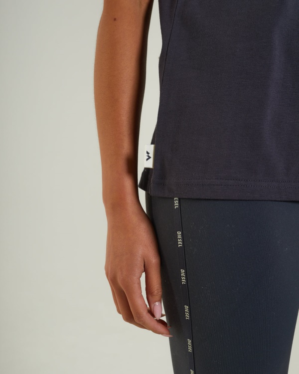 Sandy T-Shirt Deep Slate Diesel Dark Grey