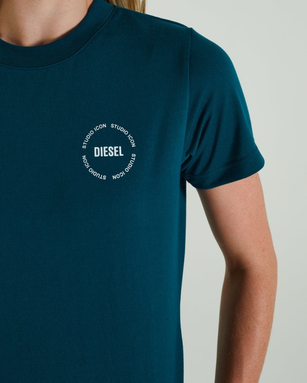 Diesel Ruby T-Shirt Teal Green Green