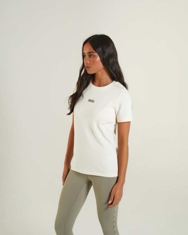 Diesel Julia T-Shirt Cream Ivory