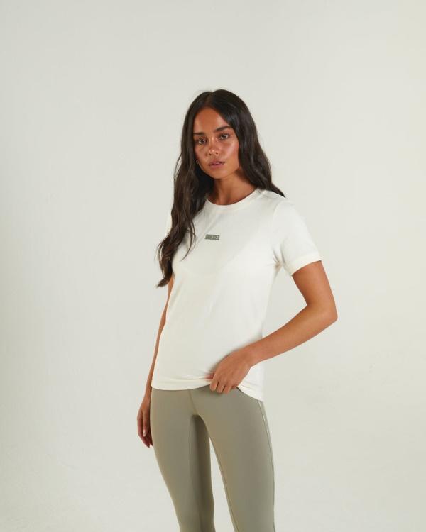 Diesel Julia T-Shirt Cream Ivory
