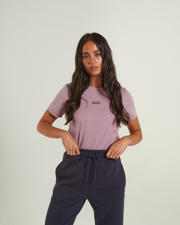 Julia T-Shirt Rosy Purple Diesel Pink