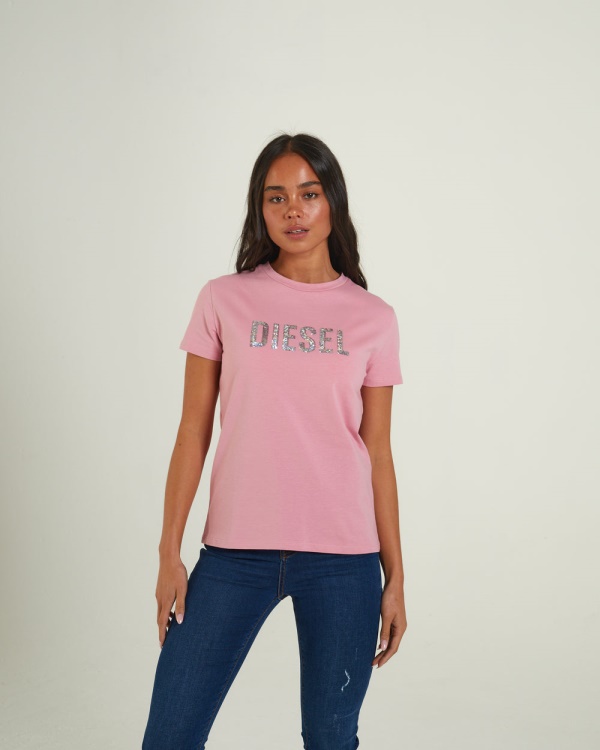 Diesel Mamie T-Shirt Polignac Pink