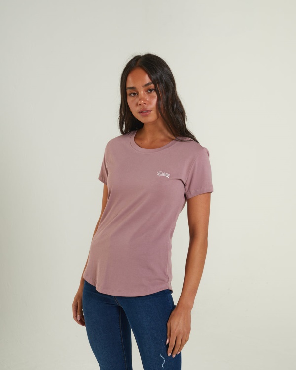 Diesel Cloda Basic T-Shirt Rosy Purple
