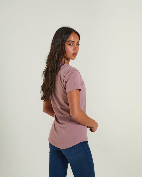 Diesel Cloda Basic T-Shirt Rosy Purple