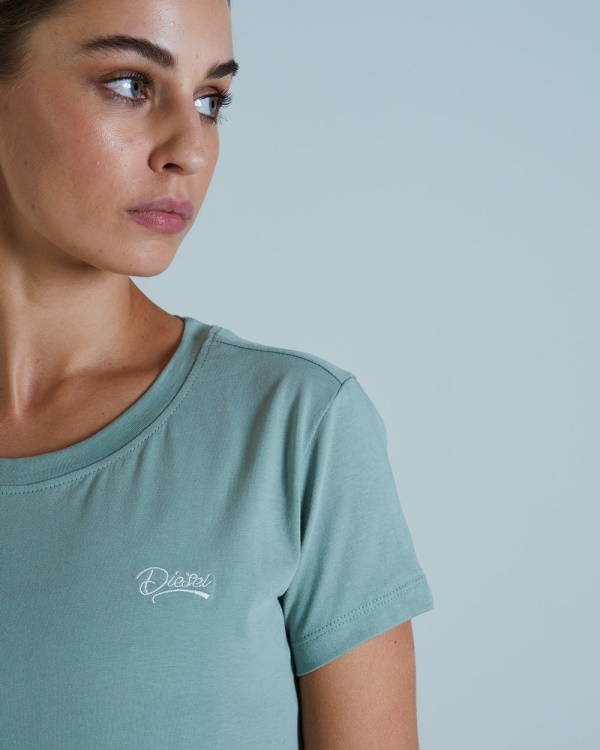 Diesel Cloda Basic Tee Sage Green