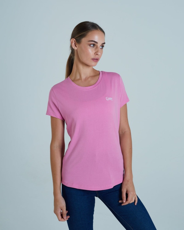 Diesel Cloda Basic Tee Pink Sunset