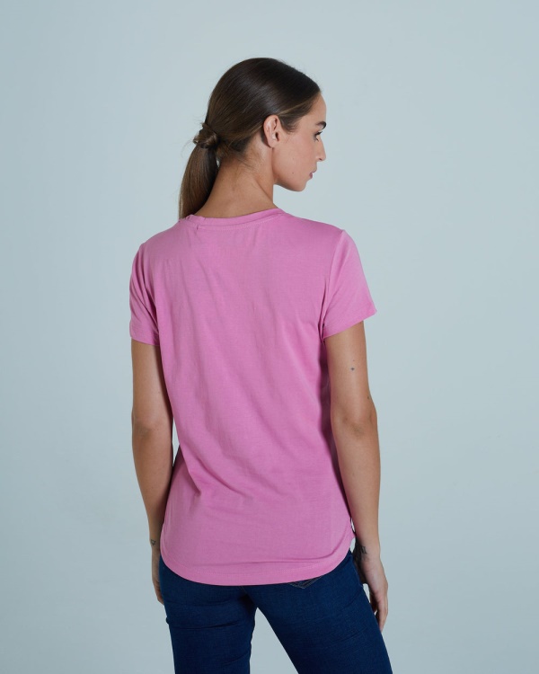 Diesel Cloda Basic Tee Pink Sunset