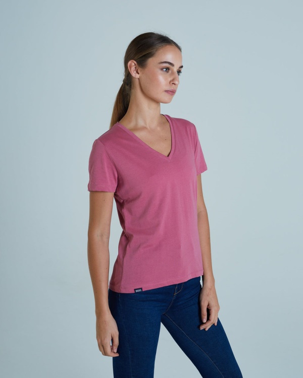 Pink Diesel Ada Basic Tee Rosy
