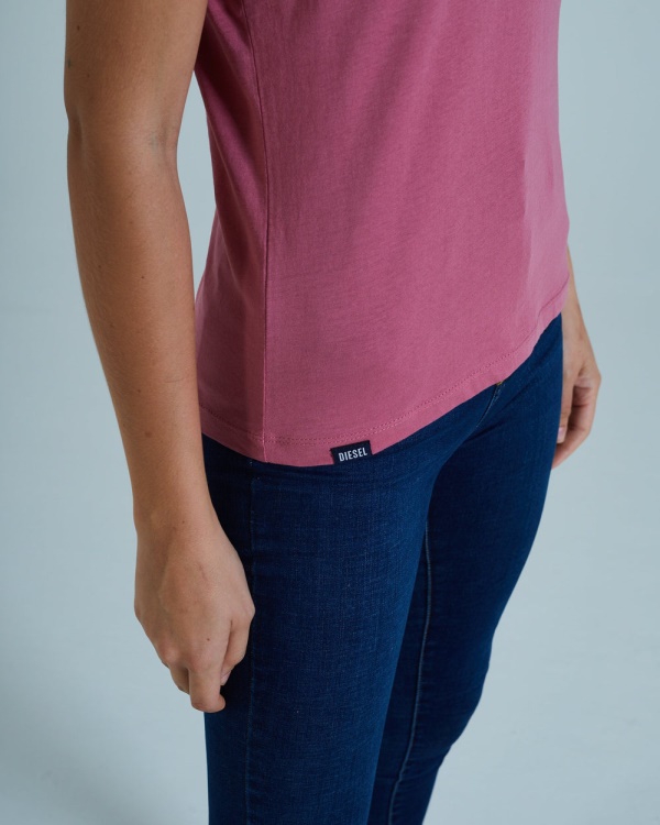 Pink Diesel Ada Basic Tee Rosy