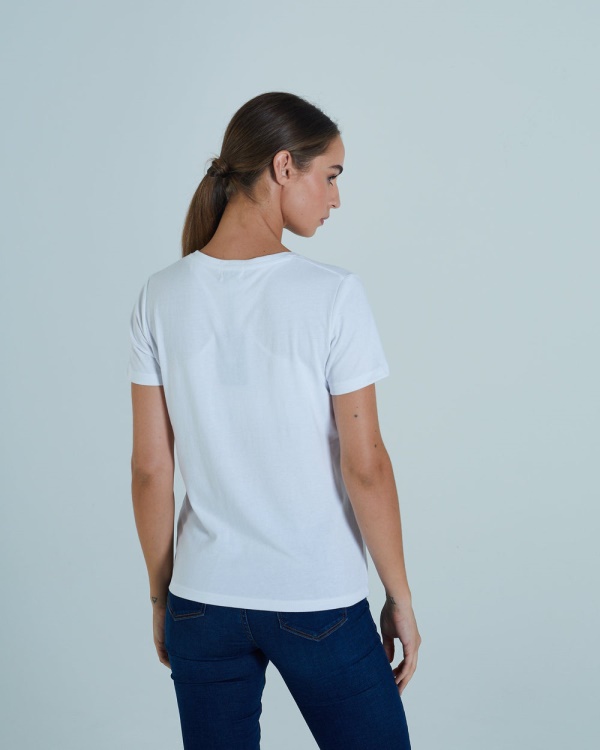 Ada Basic Tee Diesel White