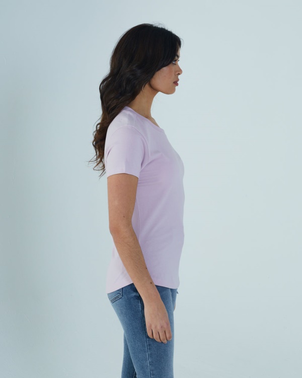 Purple Diesel Cloda Basic Tee Soft Violet