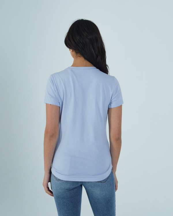Cloda Basic Tee Powder Blue Diesel