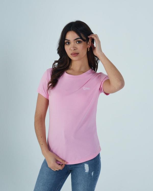 Diesel Cloda Basic Tee Pink Lemonade