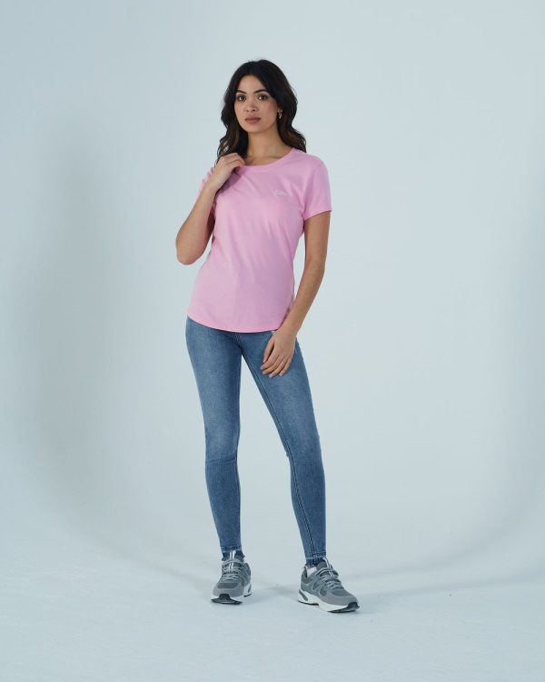 Diesel Cloda Basic Tee Pink Lemonade