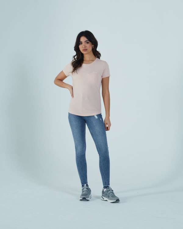 Cloda Basic Tee Light Pink Diesel